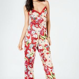 GUESS Floral-Print Jumpsuit
